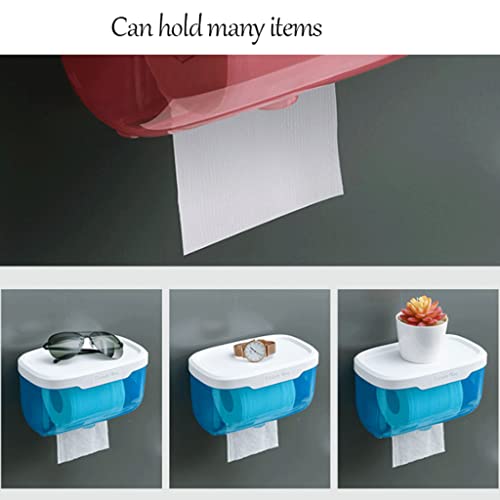 Stainless Steel Toilet Paper Holder，Recessed Toilet Paper Holder，Plastic Tissue Box Cover Tissue Cover with lid Bathroom Home Paper Holder Boxes Storage Box(Yellow+Green) - size: Yellow+Green
