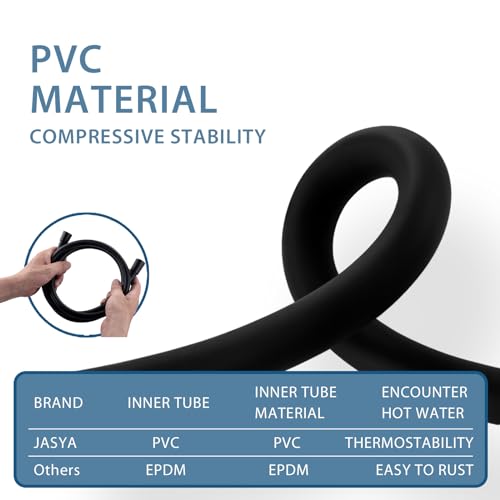 10ft Silicone Rv Shower Head Hose Extra Long Black | 119 Inches Explosion Proof Anti Winding Showerhead Hose,Used In Showerhead Spray Bidet Flexible Shower Hose Replacement - color: Black, size: 119 In
