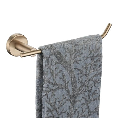 JQK Hand Towel Bar, Champagne Bronze Stainless Steel Towel Ring Holder for Bathroom, 9 Inch Wall Mount Right Hand, TR100-CB - color: Champagne Bronze, size: 9 Inch (Right)