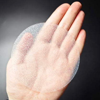 SANKEMU Transparent Non-Slip Bathtub Stickers, 20 PCS Shower Stickers for Safety Bathroom Tubs, Bathtub Non Slip Stickers and Adhesive for Bath Tub, Shower Floor(Round Shape, Clear) (Pack of 2) - size: 3.94 INCH X 3.94 INCH (Pack of 2)