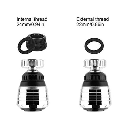 360 Rotate Swivel Water Saving Tap Aerator Diffuser Faucet Nozzle Filter Adapter