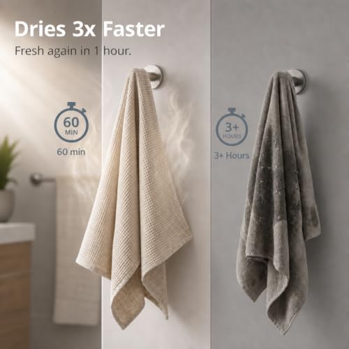 Pure 100% Linen Bath Towel - 30x60-inch Lightweight Travel Towel - Linen Beach Towel Waffle Weave Quick Dry Hair Towel - Thin Towels for Bathroom - color: Natural Linen, size: Bath Towel