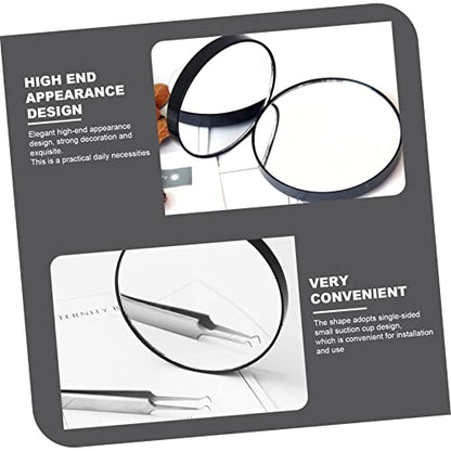1pc Magnifying Beauty Mirror Suction Cup Mount Compact for Bathroom Makeup Vanity Cosmetics Lighted - size: 15.00X15.00X3.00CM