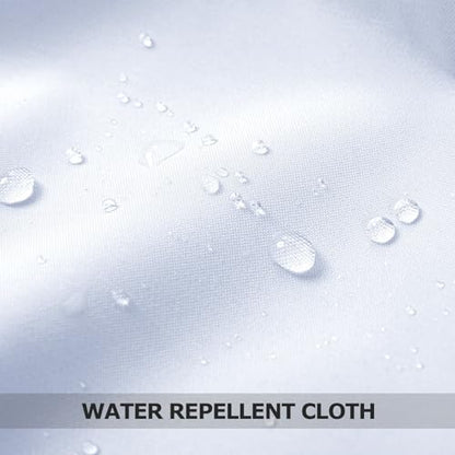 White Fabric Shower Curtain,Hotel Quality Shower Curtain Liner,Heavy Duty Cloth 12 G,Water Repellent Shower Liner,Machine Washable 72 x 72 Inches - size: 72"W x 72"L (Pack of 1)