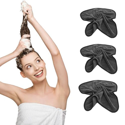 Tefola Wipes Shower Cleaning Cloths, Drying Towel, Super Absorbent Microfiber Bath Towels, Soft Microfiber Cleaning Cloth for Shower, Car, Home, Office, Set of 3 (Dark Grey, 40 * 60cm) - color: Dark Grey