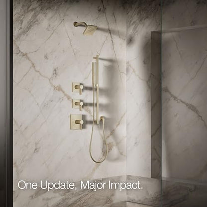 Kohler 24805-G-BV Parallel® Single-function showerhead, 1.75 gpm, Vibrant Brushed Bronze
