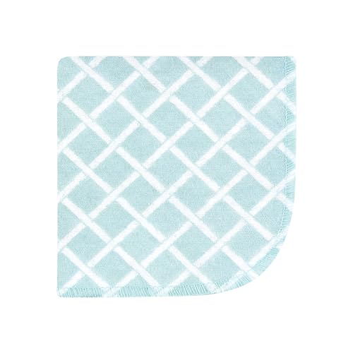 Hudson Baby Unisex Baby Flannel Cotton Poly Washcloths, Hummingbird Garden 10 Pack, One Size - color: Hummingbird Garden 10 Pack