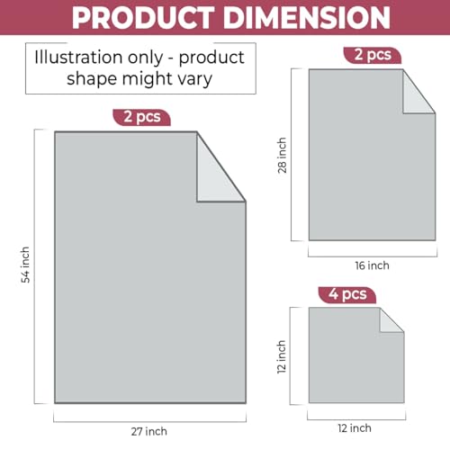 QUBA LINEN Pack of 8 Towels Set, 2 Large Bath Towels, 2 Hand Towels, 4 Wash Cloths, 100% Cotton, Lighter Weight, Quicker to Dry, Super Absorbent, Perfect for Bathroom (Burgandy) - color: Burgandy