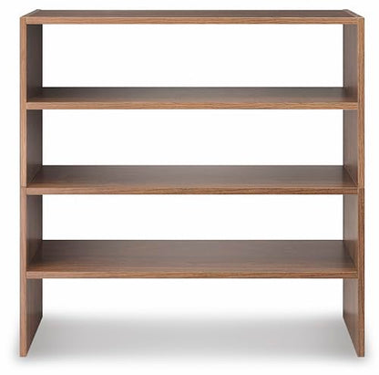 Whitmor Wood Stackable 2-Shelf Shoe Rack, Walnut, 24 inches，2 Pack - color: Brown, size: 24 INCH X2