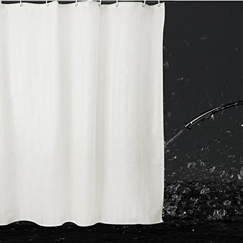 Small Stall Shower Curtain or Liner Fabric 31x71 Inch,Washable IPx4 Waterproof Hotel Quality, Narrow Shower Curtains with Hooks and Grommets,Mini Shower Liner/White … - color: White, size: 31"W x 71"L (Pack of 1)