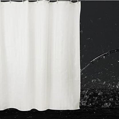 Small Stall Shower Curtain or Liner Fabric 31x71 Inch,Washable IPx4 Waterproof Hotel Quality, Narrow Shower Curtains with Hooks and Grommets,Mini Shower Liner/White … - color: White, size: 31"W x 71"L (Pack of 1)