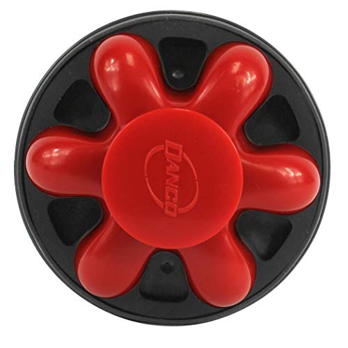 Danco 10761A Disposal Genie II Garbage Disposal Strainer and Stopper, Kitchen Sink Drain Splash Guard with Food Scraper, Red, 1-Pack - color: Red