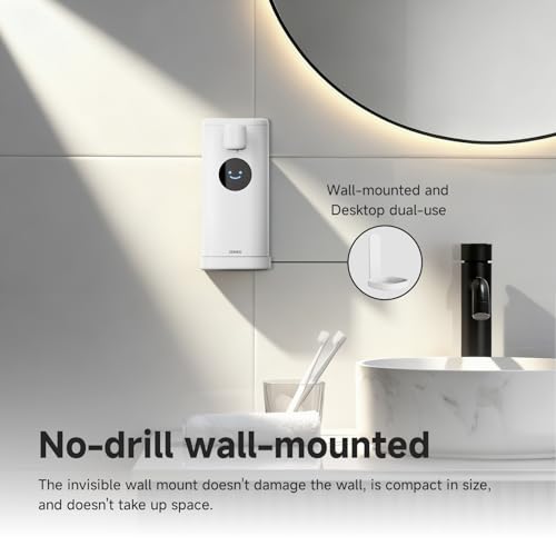 Automatic Foaming Soap Dispenser, Touchless Soap Dispenser with LED Hand Washing Timer, Rechargeable 350ml Foam Soap Dispenser, IPX7 Waterproof, Wall Mounted for Bathroom Kitchen Kids - color: Gray