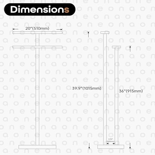 Free Standing Towel Rack for Bathroom 2-Tier Towel Holder Stand with Heavy Marble Base Thicken Steady Design Polished Chrome Stainless Steel AN7005CH - color: Polished Chrome
