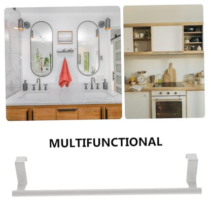 Alipis Bathroom Towels Rack Over The Door Towel Holder Stainless Steel Over Cabinet Door