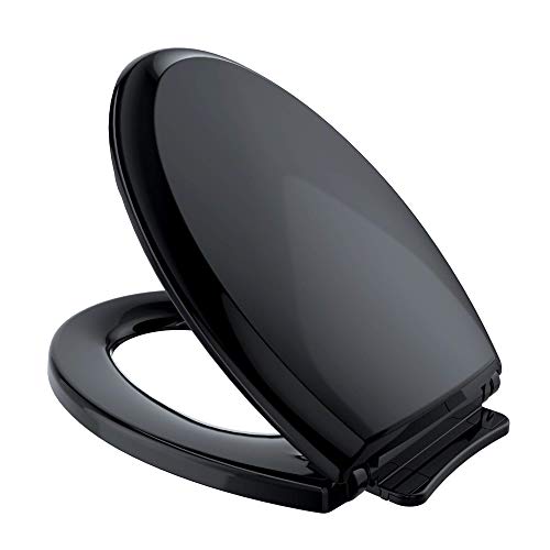 TOTO Guinevere SoftClose® Slow Close Elongated Toilet Seat and Lid, Ebony - SS224#51 - color: Ebony