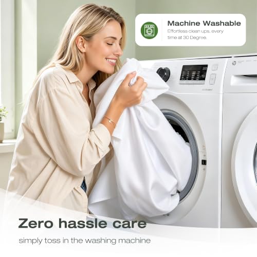 Fabric Shower Curtain Liner 70 x 74 Inch, Water-Repellent Polyester Long Bathroom Shower Curtains Spa and Hotel Quality, Machine Washable, White - color: White, size: 70"W x 74"L (Pack of 1)