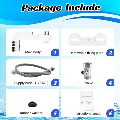 Bidet Attachment for Toilet Non-Electric,Ultra-Slim Self-Cleaning Toilet Bidet with Foldable Dual Nozzles,Adjustable Water Pressure for Rear and Feminine Wash(White) - color: A2-Bidet Attachment
