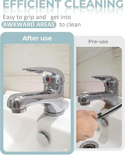 6Pcs Hard Bristle Crevice Cleaning Brush, Multifunctional Premium Crevice Cleaning Tool, Designed for Cleaning Narrow Spaces, Suitable for Toilet, Faucets, Kitchen, Grout,Colorful