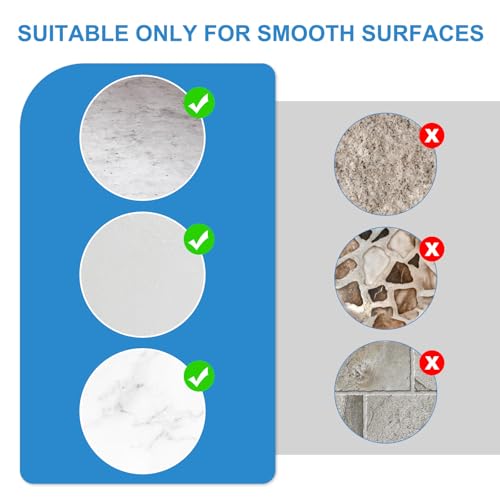 HARFINGTON 2pcs Nonslip Bathtub Mat 29.5"x17" TPE Anti-Slip Washable Tub Shower Mats with Suction Cups and Drain Holes for Bathroom Kitchen Bathtub Treads Stairs, Blue