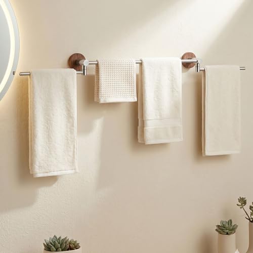 Bathroom Towel Bars, 23-Inch Rustproof SUS304 Stainless Steel Towel Racks, 2-Arm 180° Rotating Wall-Mount Drying Bar for Bathroom & Kitchen, Space-Saving(1 BAR,60cm/23.6in) - color: 1 Bar, size: 60cm/23.6in