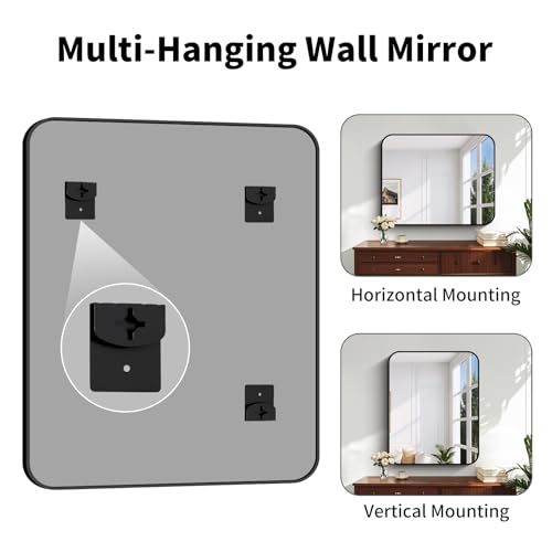 Koonmi Bathroom Wall Mirror,32x40 Inch Large Vanity Mirror for Over Sink - size: 40"L x 32"W