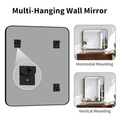 Koonmi Bathroom Wall Mirror,32x40 Inch Large Vanity Mirror for Over Sink - size: 40"L x 32"W