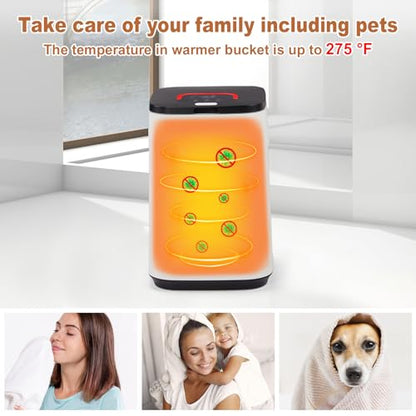 Towel Warmers for Bathroom - Smart Towel Warmer Bucket with Timer & Delay Start, 3 Heating Modes & LED Touchscreen - Towel Heater for Towels, Blankets, Robes, Spa (14L) - size: 14L
