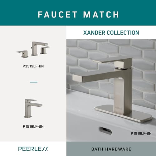 Peerless PA419-BN Xander Double Towel Hook, SpotShield Brushed Nickel