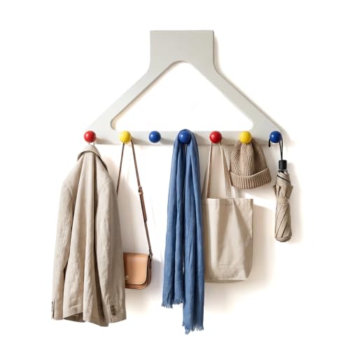 Over-the-Door Hanger Organizer, Multi-Hook Storage for Bathroom and Closet (B) - color: B