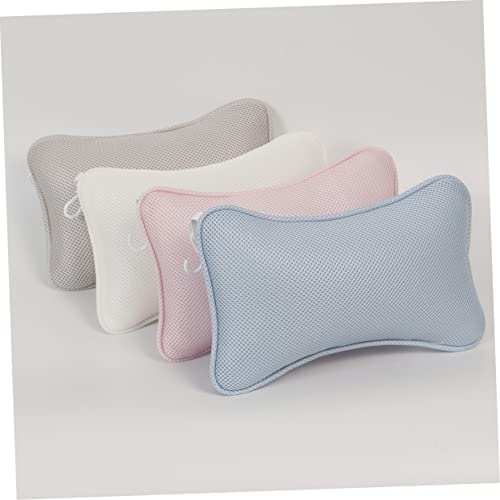 SOLUSTRE 2pcs Bath Pillow Suction Cups Neck Pillow for Bathtub Comfortable Tub for Back Bathtubs Spas Spas Alcove Corner Soak Tubs - size: Size 1x2pcs