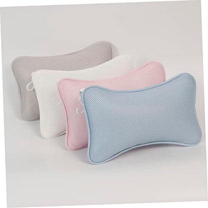 SOLUSTRE 2pcs Bath Pillow Suction Cups Neck Pillow for Bathtub Comfortable Tub for Back Bathtubs Spas Spas Alcove Corner Soak Tubs - size: Size 1x2pcs
