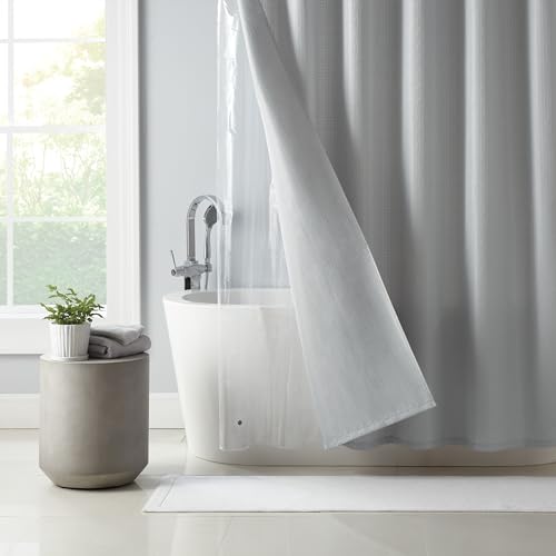 Arkwright Heavy Duty Shower Curtain Liner - 2 Pack - 100% Waterproof, 8G PEVA with Rust-Proof Metal Grommets & Weighted Hem, Standard Size for Bathroom, 72 x 72 in, Clear