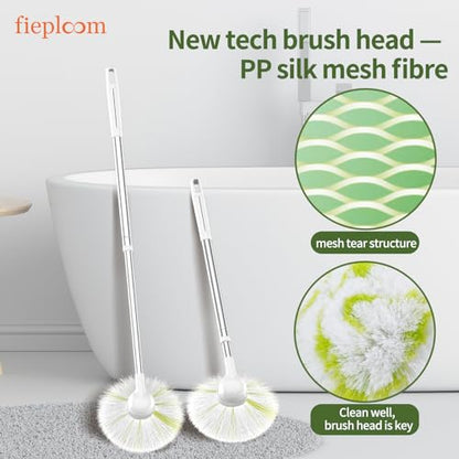 Non-Scratch Tub Tile Scrubber Brush, 28" Extendable Pole（1-Pack） | Soft Tub Brush Mop, Shower Brush with Long Handle for Bathtub Bathroom Sink Basin Tile Wall