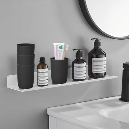 AstraLoom 4PCS Bathroom Tumbler Set, 9.5oz/280ml Unbreakable Toothbrush Holder Cups, Dishwasher Safe Plastic Organizer for Toothbrushes, Makeup Brushes & Vanity Counter, Black - color: Black