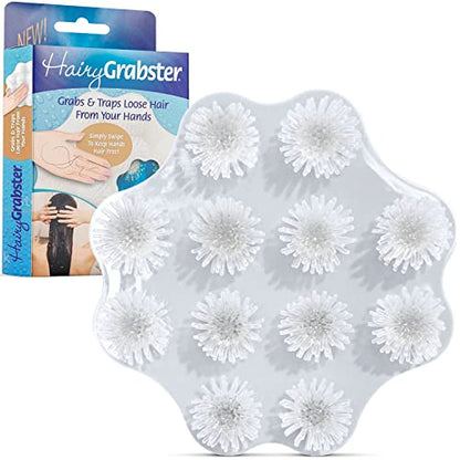 As Seen on Shark Tank Hair Shower Drain Hair Catcher, Hair Stopper Bathtub Drain Protector, & Catcher Drain Cover Alternative, Must-Haves HairyGrabster, 1 Pack, White - color: White, size: 1 Pack