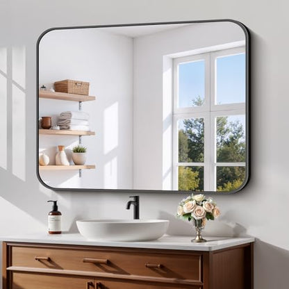 Koonmi Bathroom Wall Mirror,32x40 Inch Large Vanity Mirror for Over Sink - size: 40"L x 32"W