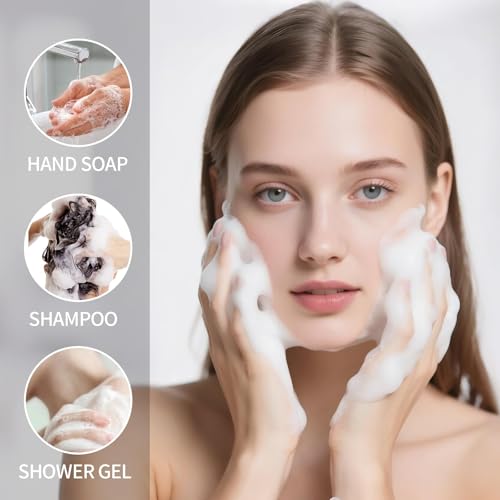 Foam Pump Bottle 3.5oz 2pcs Foaming Soap Dispenser 100ml Foaming Spray Bottless Travel Foas Pump Bottle Empty Travel Foass Bottles Clear Foams Dispenser for Hand Soap Toiletries Shampoo Lotion - size: 100 mL (2-Pack)