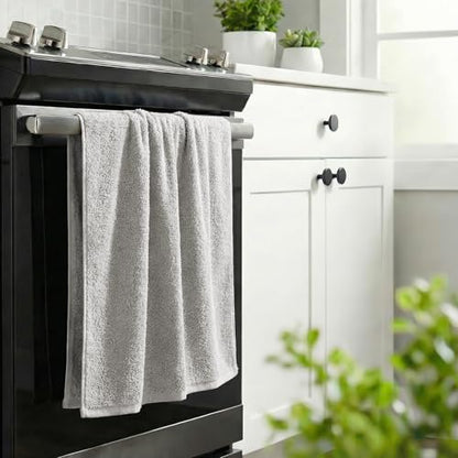 REDKISS 4-Pack Luxury Hand Towels, 16x32 Inch 450G 100% Cotton, Grey Quick-Dry Bathroom & Kitchen Towels, Super Soft and Highly Absorbent - color: Grey, size: hand towel set of 4