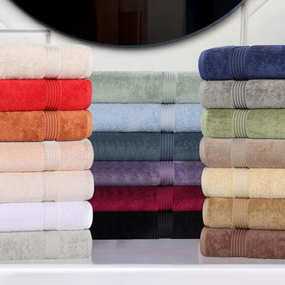 Superior 100% Long Staple Combed Cotton Face Towels, 10 Piece, Toast - color: Toast, size: 10 Piece
