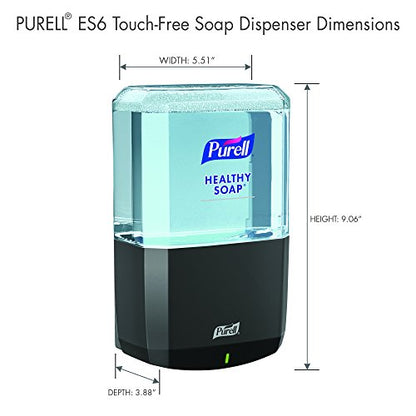 Purell ES6 Automatic Hand Soap Dispenser, Graphite, 1200 mL - 6434-01