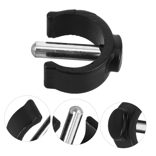 8pcs Replacement Rails Locking Clips and C-Shaped Buckles for Toilet Safety Frames, 22mm Tube Pin Locks for Adjustable Raised Seat, Walker Attachments and Cane Accessories