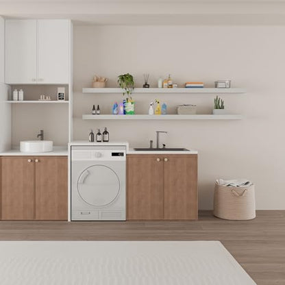 72 inch Long Floating Shelves for Wall,Solid Wood Long Shelves Set of 2,White Wooden Wall Mounted Shelf,Bookshelf Bathroom Shelves (White, 72 Inch) - color: White, size: 72 Inch set of 2