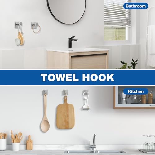 Cilee 15-Pieces Brushed Nickel Bathroom Hardware Set, 24 inch Towel Bar Set | Towel Bar, Square Towel Ring Toilet Paper Holder Towel Hook, Bathroom Accessories Wall-Mounted Stainless Steel Towel Rack Set - color: 15 - Brushed Nickel, size: 15 Pieces