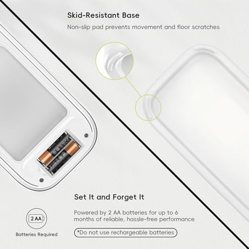 EKO Automatic Bathroom Trash Can with Lid, 2.6 Gallon Slim Touchless Garbage Can, Waterproof Motion Sensor Trash Bin for Bathroom, Office, Kitchen, White - size: Morandi 10L-Oat White