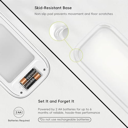 EKO Automatic Bathroom Trash Can with Lid, 2.6 Gallon Slim Touchless Garbage Can, Waterproof Motion Sensor Trash Bin for Bathroom, Office, Kitchen, White - size: Morandi 10L-Oat White