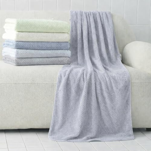 Luxury Spa Bath Towel 35" x 67", Microfiber Bath Towel, No linting No fading, Thick & Plush, Super Soft Highly Absorbent, Sturdy Quick Drying Towels for Sensitive Skin, Bathroom, Gym, Sports, Yoga