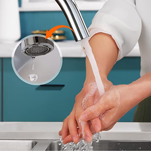 Faucet Aerator M18.5, WeeVeni 6PCS Aerator Replacement for Sink Faucet Flow Restrictor, Kitchen Bathroom Sink Aerators with Key Removal Wrench Tool - style: 18.5MM