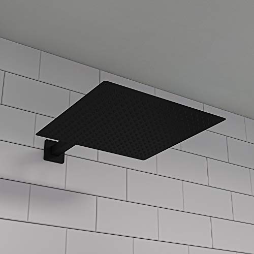 Alfi brand RAIN16S-BM Shower Head, Black Matte - color: Black Matte