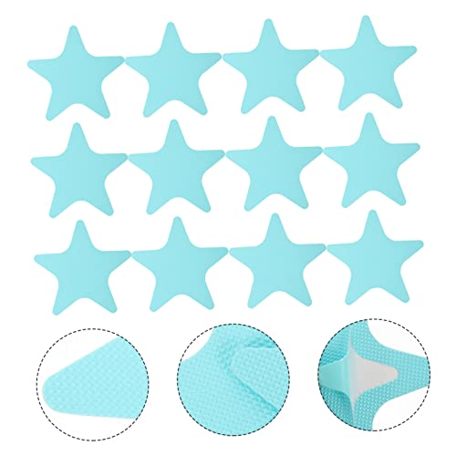 Holibanna 20Pcs Non-Slip Bathroom Stickers Self-Adhesive PEVA Waterproof Shower Room Decals for Bathtubs and Floors Safety Anti-Slip Stickers for Family Use